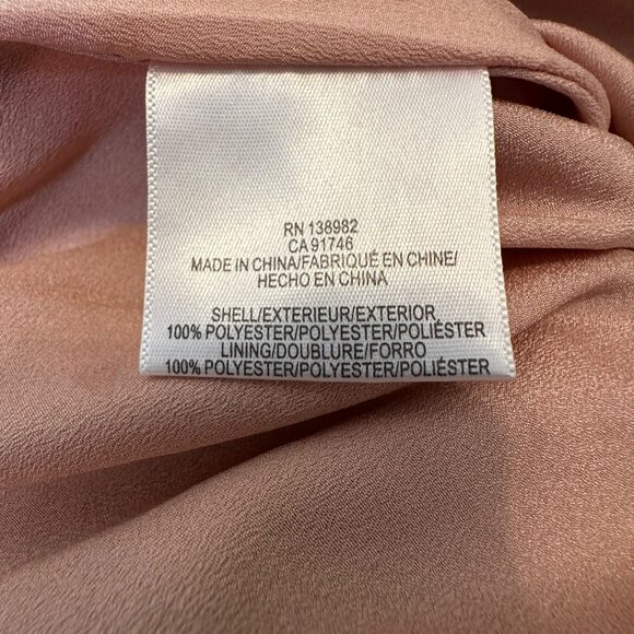 Dress The Population Lily Floral Lace Dress Midi Red & Nude Sz M NWT - Picture 9 of 16